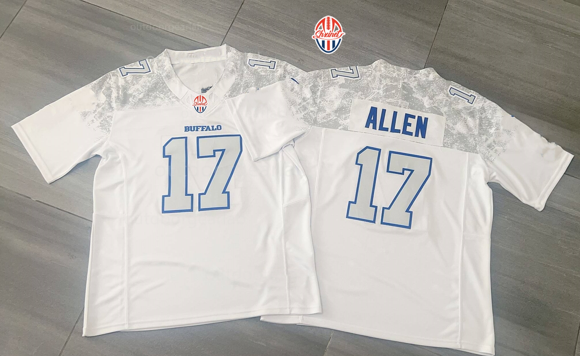 Personalized Custom 2025 Rivalries Football Jersey Josh Allen Joey Bosa Gabriel Davis Von Miller Dawson Knox Jim Kelly Embroidered