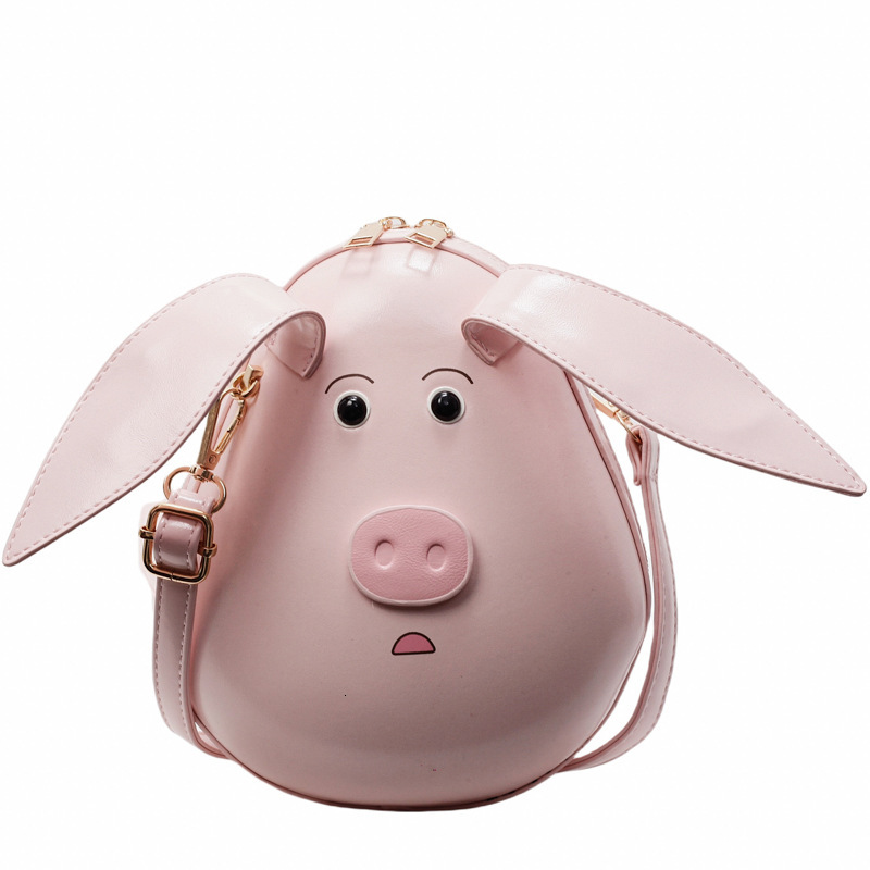 2025 autumn new product bag cute Japanese style pig cartoon fashionable niche design spicy girl fashionable women's shoulder bag designer bag