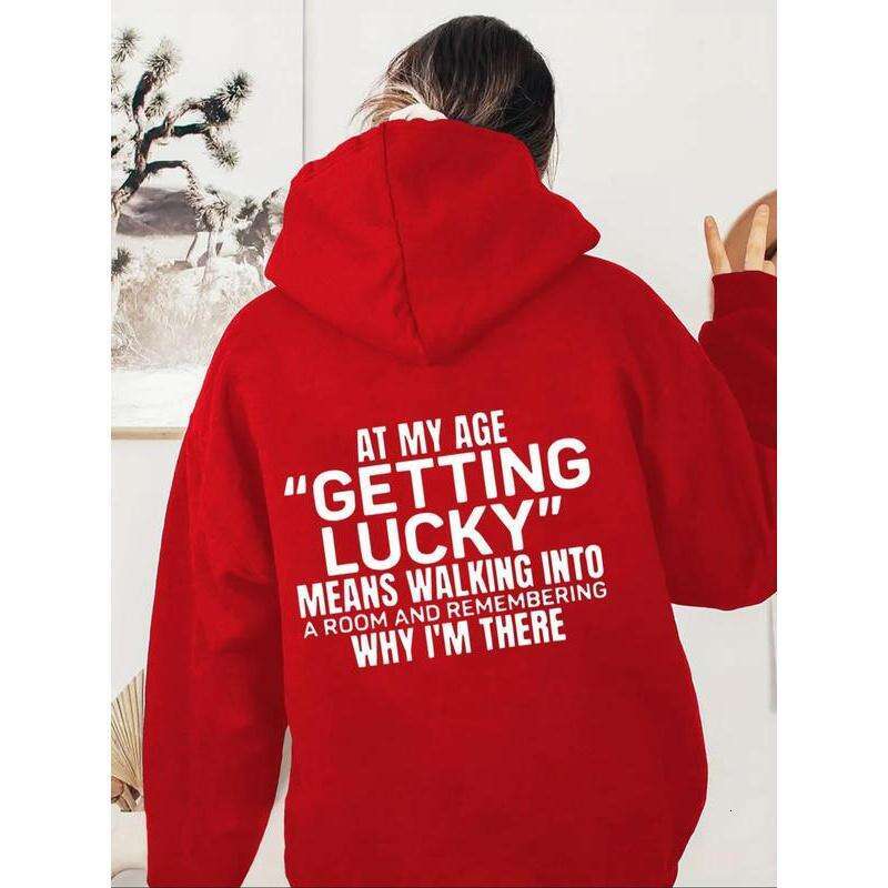 Women's Let Print Drop Shoulder Drawstring Hoodie, Fashion Casual Kangaroo Pocket Hooded Sweatshirt Daily Holiday Outdoor Wear, Women Clothing fo