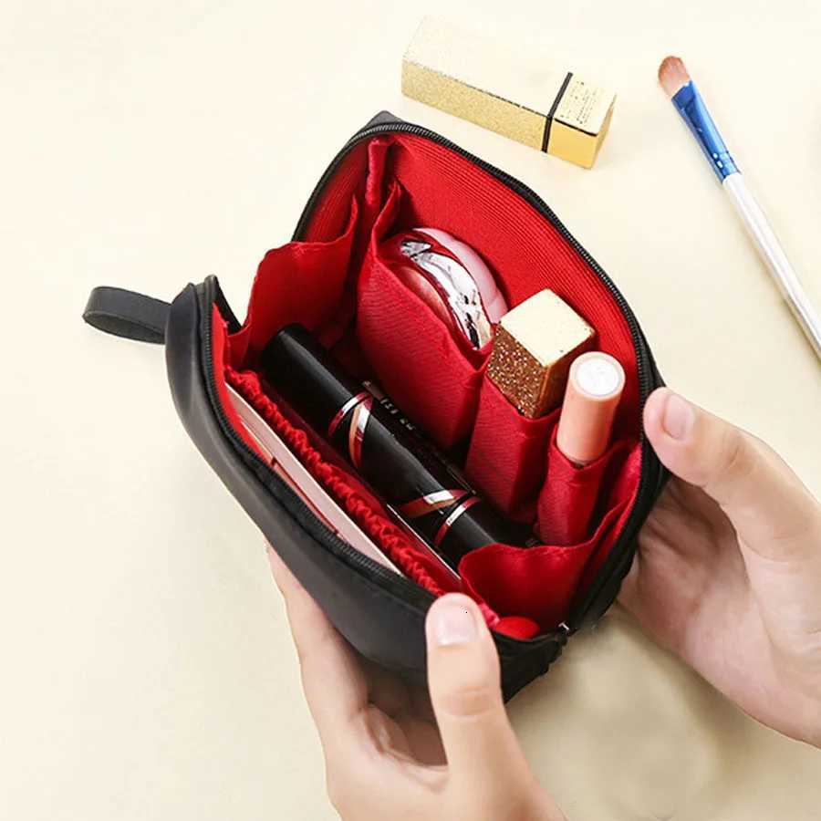 Women Cosmetic Bag Solid Color Korean Style Makeup Organizer Bag Pouch Toiletry Waterproof Makeup Make Up Purse Organizer CaseXJ250910