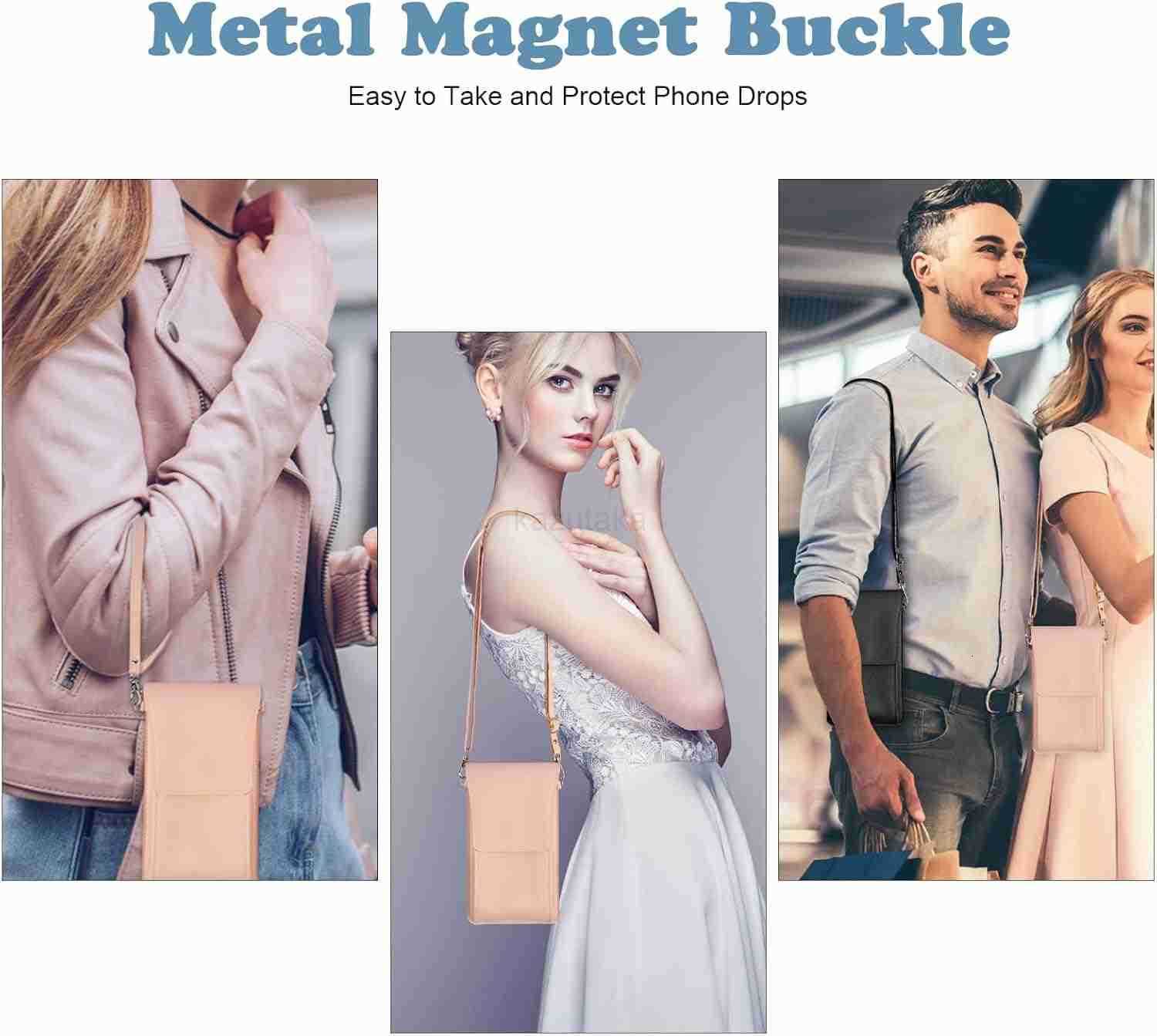Small Phone Purse Crossbody Wallet iPhone Crossbody Bag with Shoulder StrapWaterproof Phone Wallet Case with Touch Screen Window up to 67 inch Smartph
