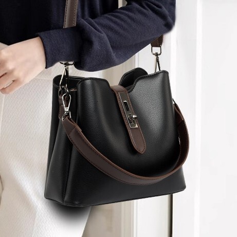 Free shipping designer Textured Bucket Bag for Women Spring/Summer New High-End Vintage Multi-Layer Large Capacity Handbag Shoulder Bag Crossbody Bag