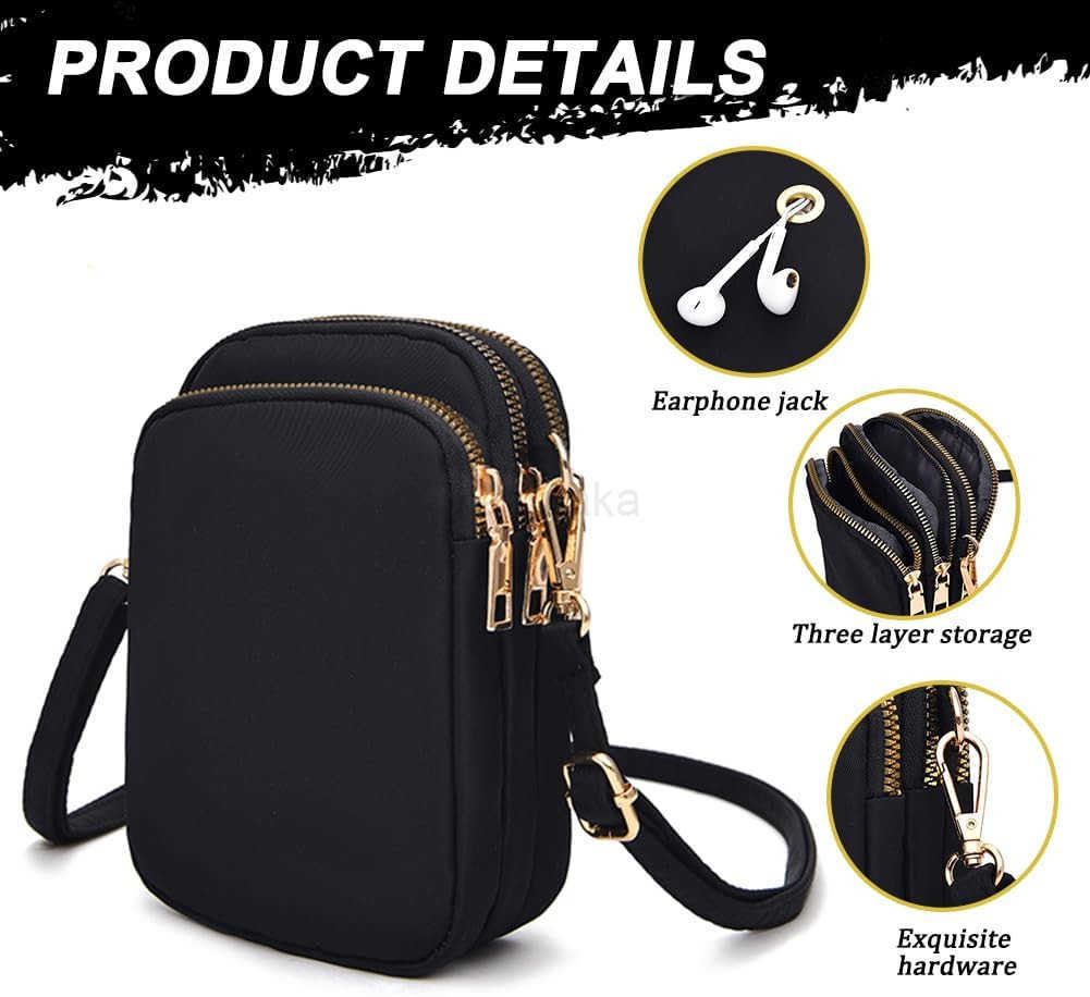 Small Crossbody Bag for Women Mini Cell Phone Bag Travel Pouch Wallet Purses Adjustable Over Shoulder Strap Z250910