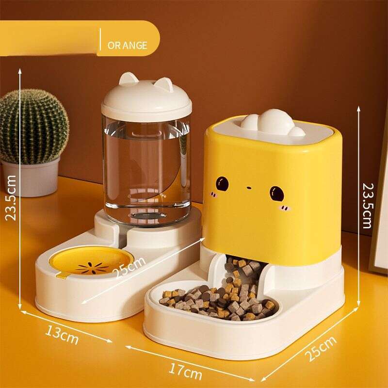 designer brand New Feeding Dog Split Water Dispenser Cat Bowl Anti black Chin Pet Product