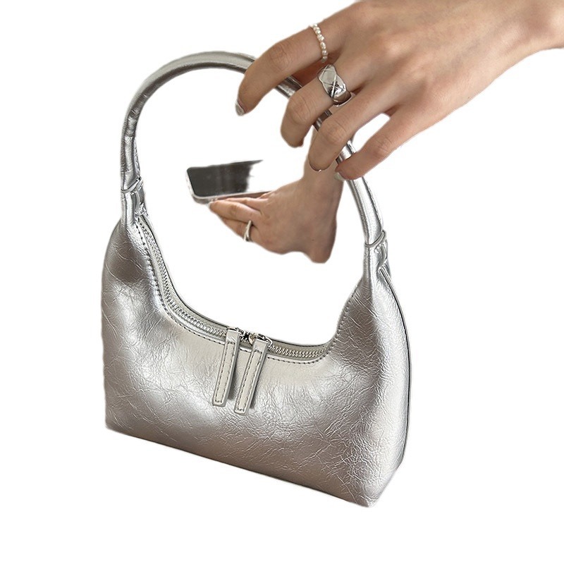 New Moon Women's Underarm Bag 2025 New Versatile Designer French Single Shoulder Handbag