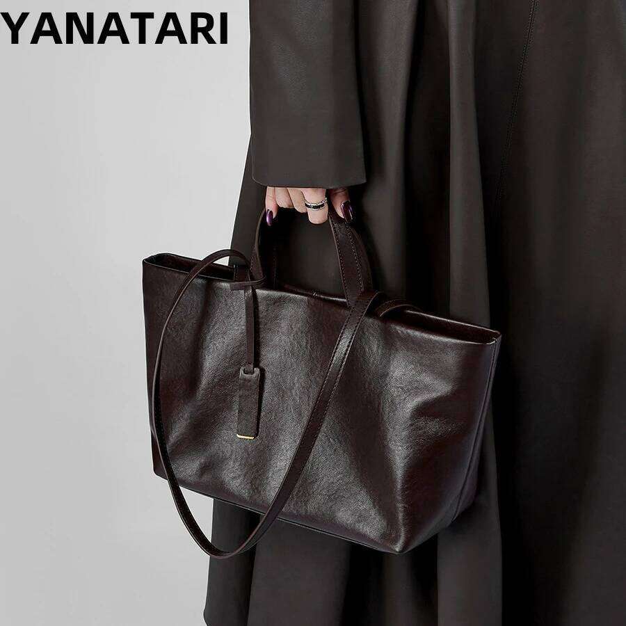 Designer Bags Woman Shoulder Soft Leather Large Capacity Square Fashion Tote Bag Korean Fashionable Handbag Shopping Underarm Bags Hot Selling