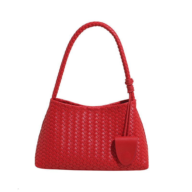 Designer Bag Cross Border Fashion Woven Pattern Handbag Women New Luxury Bag Large Capacity Bucket Bag Trendy Texture Free Shipping Versatile Underarm