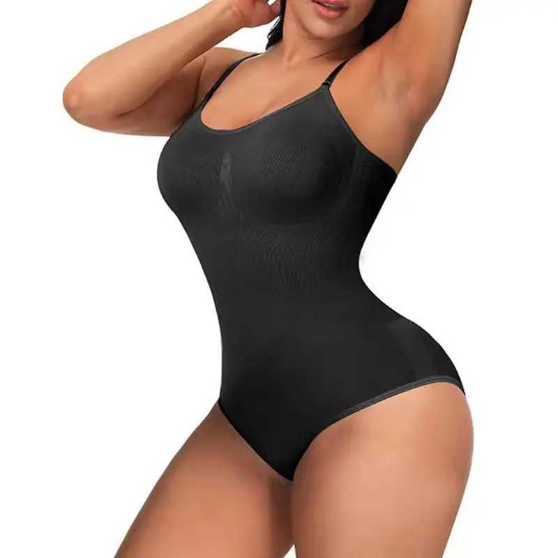 Solid Bodysuit Shapewear Body Shaper WomenTummy Shapping Top Thigh Slimmer Waist Reductive Slimming Underwear W250910