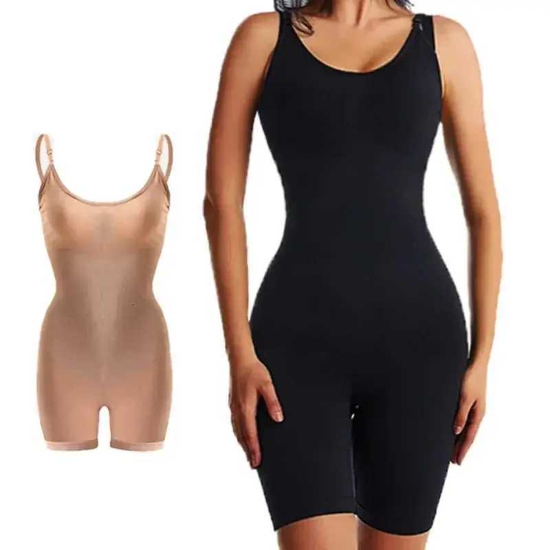 Seamless Women Bodysuit Butt Lifter Shapewear Waist Body Shaper StrappyBack Chest Enhancing Corrective Underwear Corset W250910