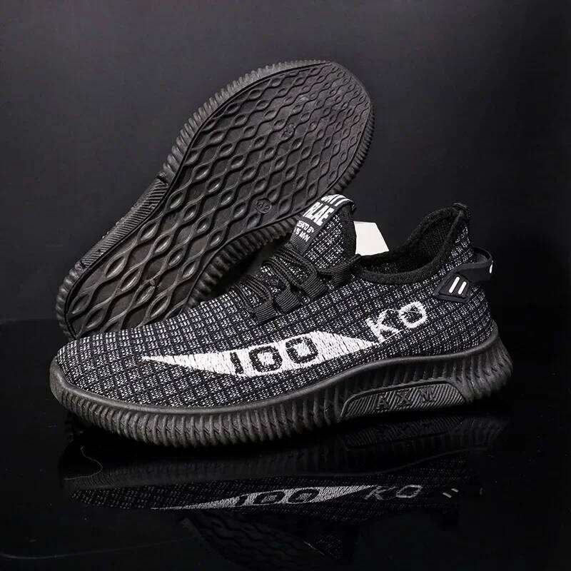 Breathable Mesh Sneakers Comfortable Casual Spo rt Shoes Fashion Shoes Lightweight Deodorant Outdoors Shoes Plus Size 39- 44