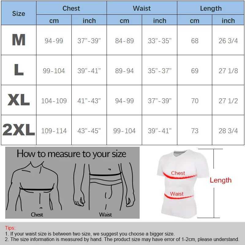 Men V Neck Compression Shirts Short Sleeved Body Shaper Slimming Undershirt Workout Abs Abdomen Tummy Control Shapewear Tops W250910