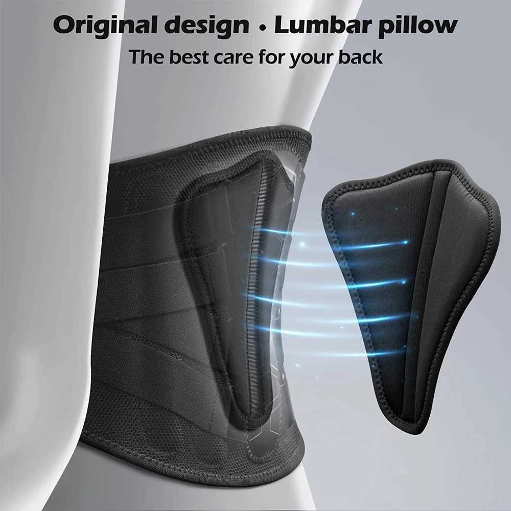 Lower Back Brace for Pain ReliefBack Support Belt Flexible Lumbar Support Waist Belt for Lifting At WorkScoliosis Pain Relief W250910