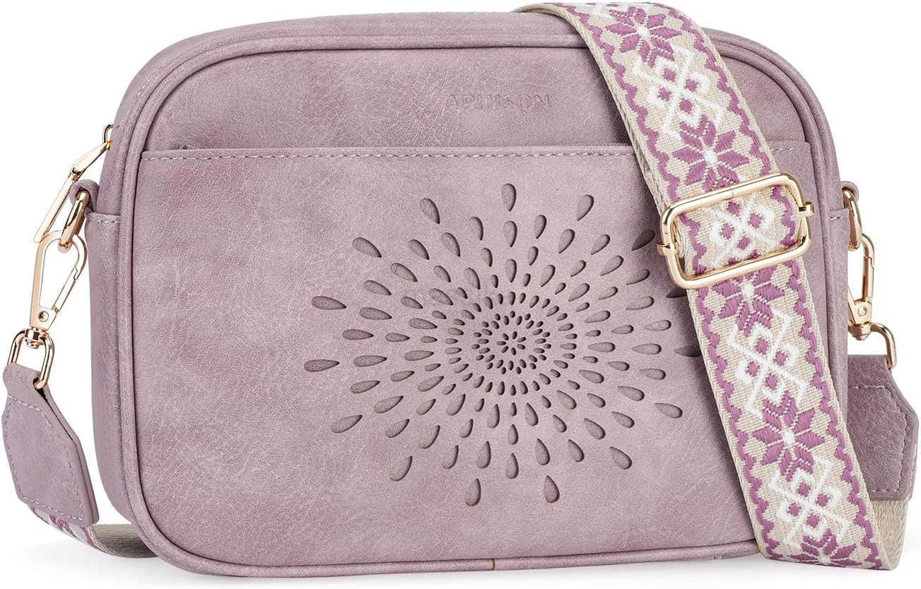 Quilted Crossbody Bags for Women TrendyVegan Leather Small Crossbody Purses Shoulder Handbags with Adjustable Strap M250910
