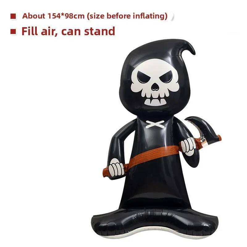 Foil Balloon Festival Terror Head Pumpkin Mummy Halloween Party Decoration Supplies Balloons Ghost Toys