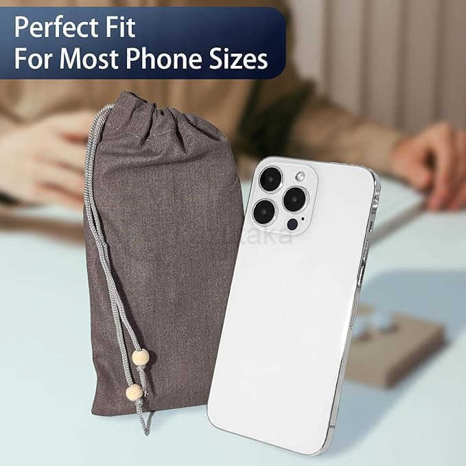 Cell Phone Sleeve fo Phone Pouch HighShield EMF Blocking Pouch 100 Silver Fibers forDigital Security Signal Blocking AntiEMP Radiation Bag for Privacy