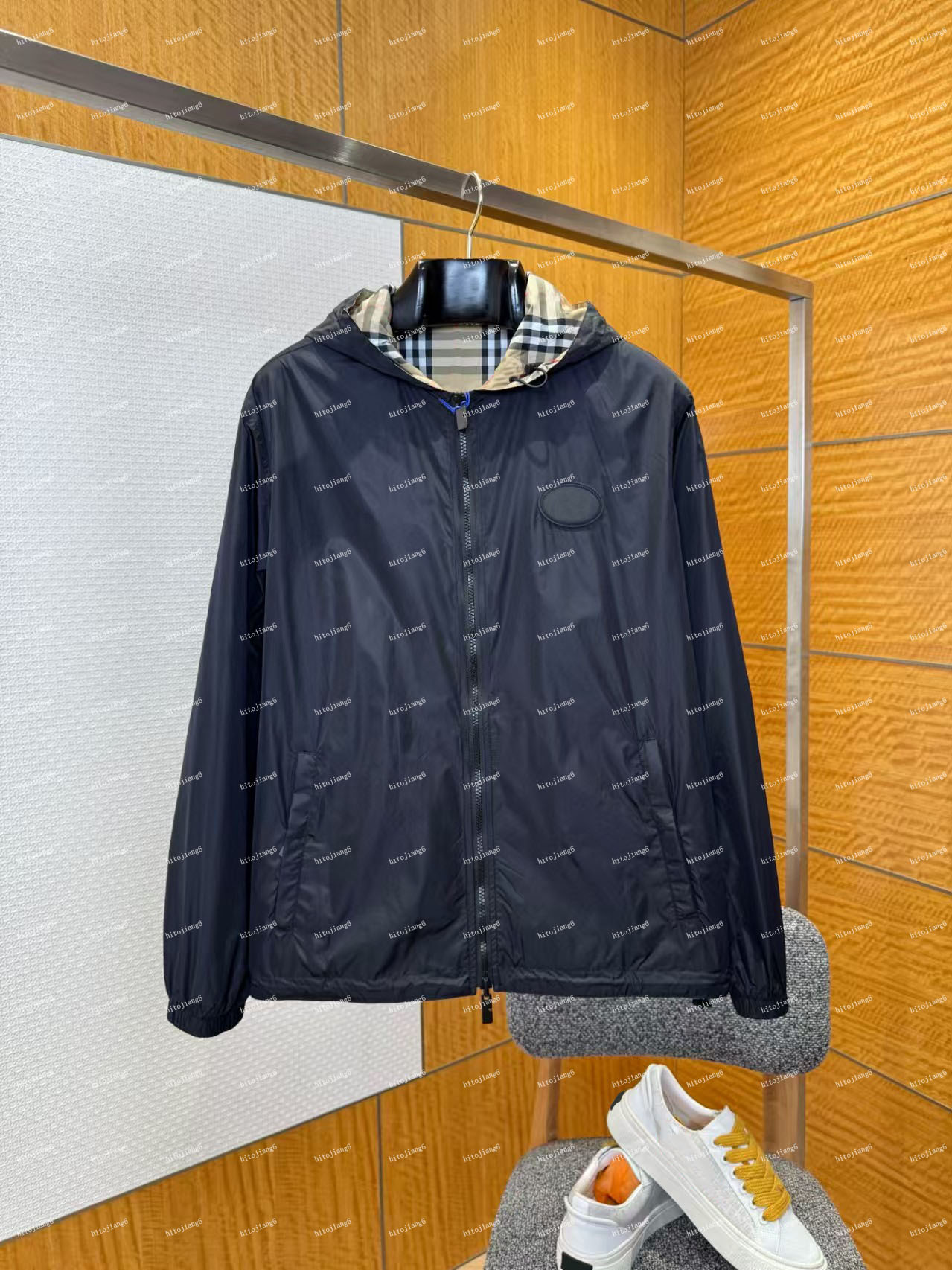 Designer new detachable shirt cargo jacket couple casual jacket highest version recycled nylon fabric waterproof windbreaker677