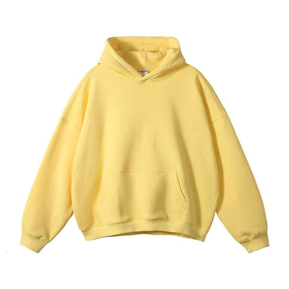 350gsm 100% Cotton Unisex Oversized with Puff Print and Embroidered Logo Fashion Wool Hoodie
