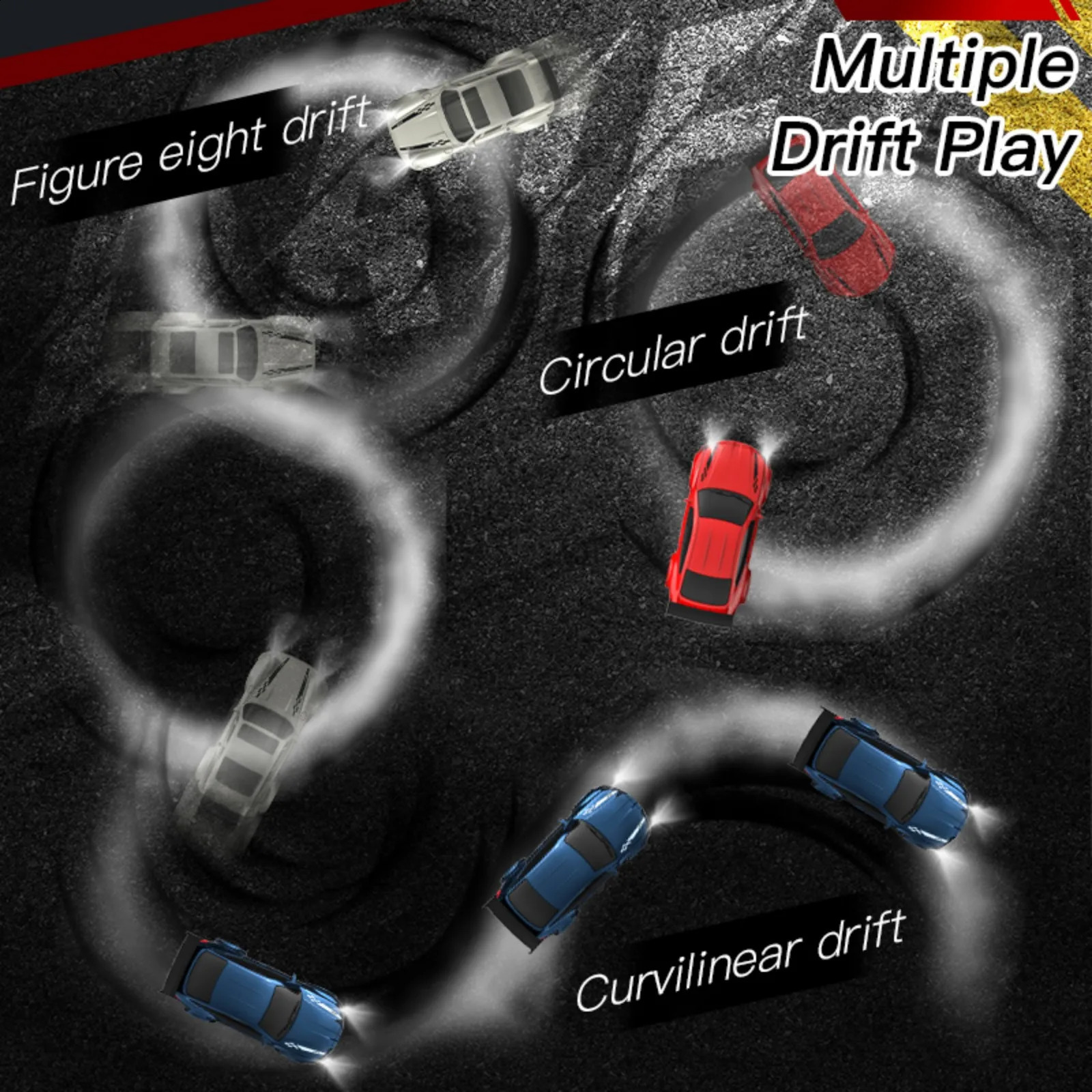 KF20 164 RC Drift Car 24G4 WD RC Racing Car Mini HighSpeed Full Proportions Desktop Remote Control Car Electric Toy Boys 250909