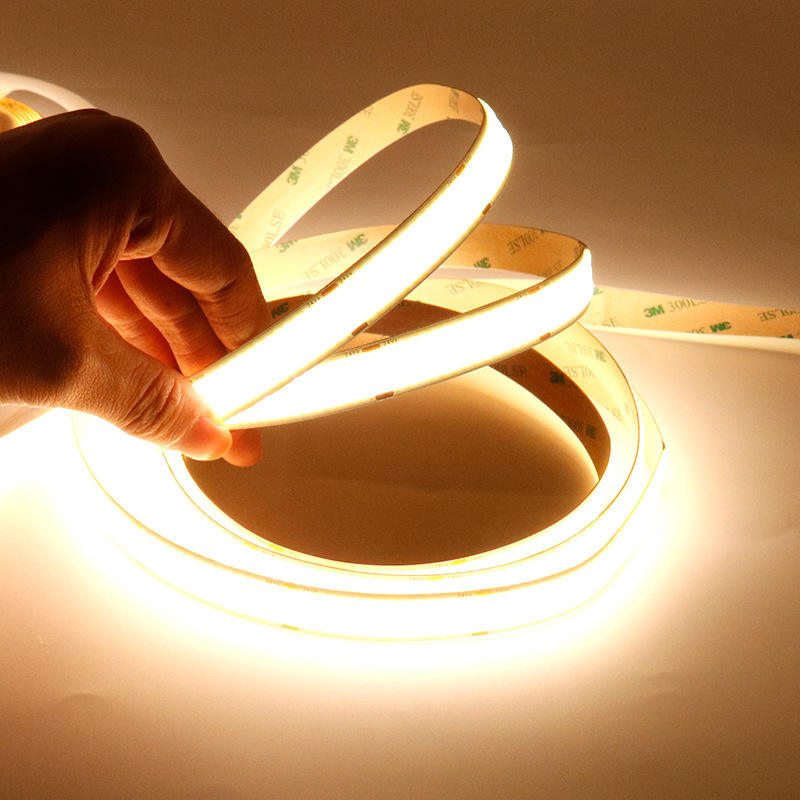 High Brightness 15mm Wide 3 Rows 25W/M 960LED 24V Flexible COB LED Strip Light 3000K/4000K/6500K
