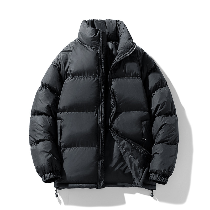 Free Shipping Designer Classic new winter stand up collar cotton jacket for both men and women trendy loose and fluffy bread cotton jacket