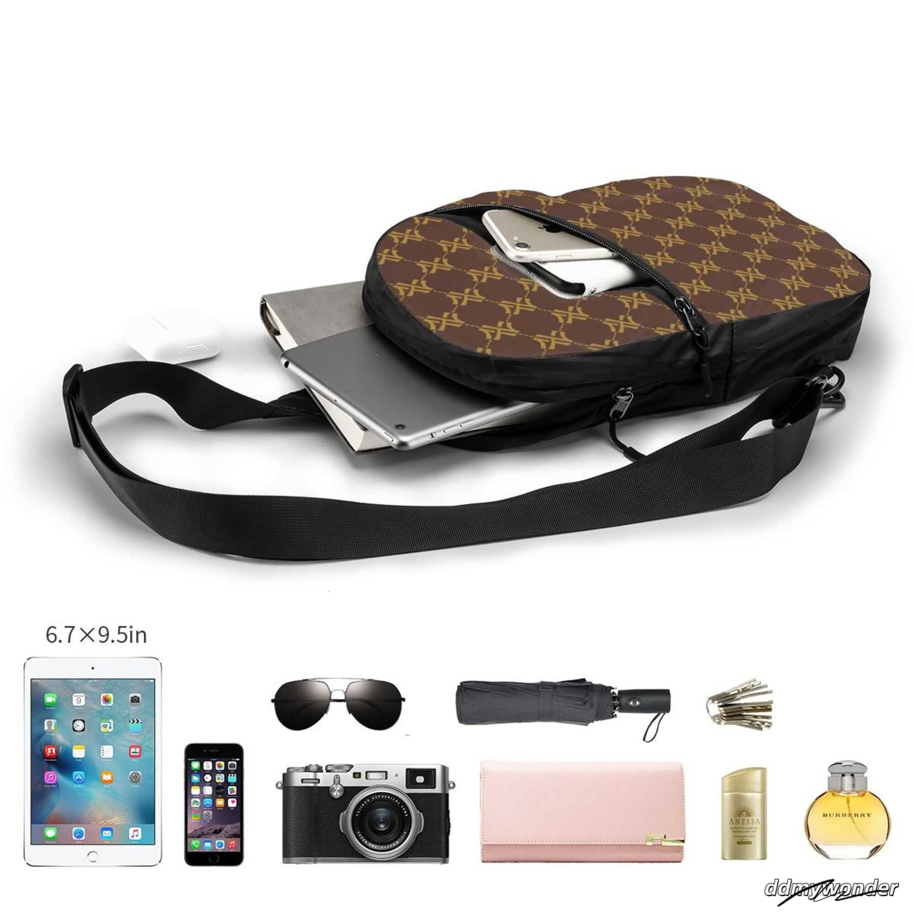NXY Designer Men Cross Body Sling Shoulder Bag Zip Pocket Backpack Mens Womens Crossbody Chest Pack Purse ddmywonder