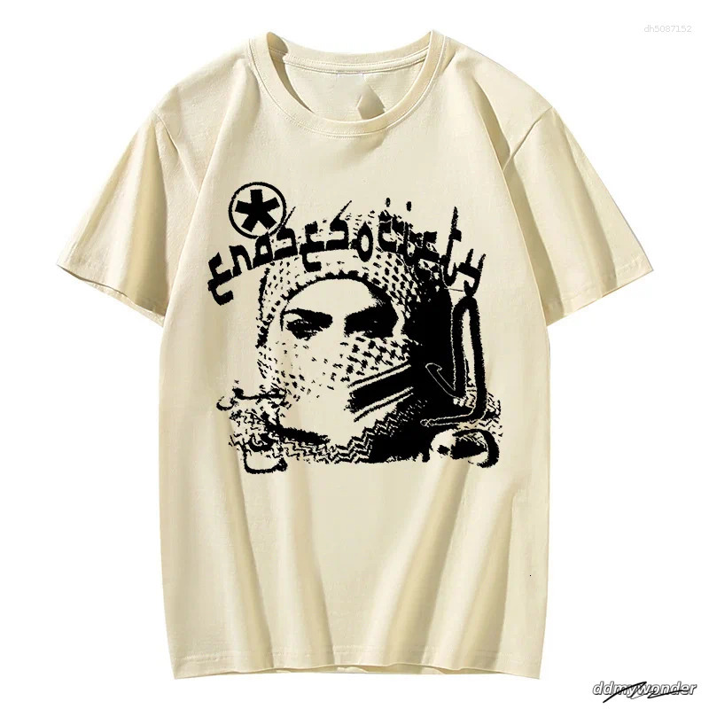 Men's T Shirts T-Shirt Grunge Goth Haruku Graphic Print O-Neck Tee Hip Hop Streetwear Loose Short Sleeve Punk Vintage Top ddmywonder ddmywonder