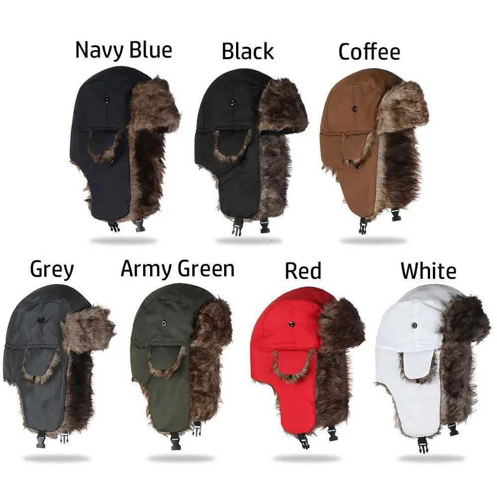 Men Women Trper Earfl Winter Hats Ski Hat Winter C Russian UshankaXJ250910