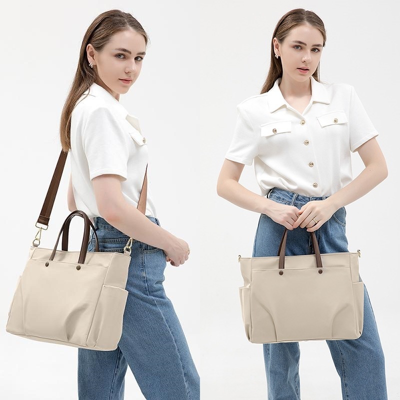 new women s laptop bag luxury bag single shoulder handbag large capacity briefcase crossbody bag inch leisure inner lining bag