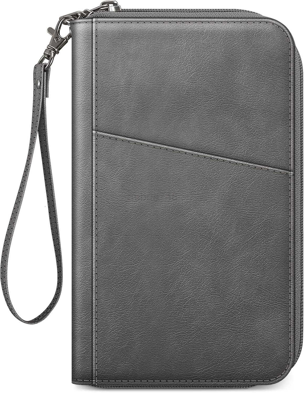 Family Passport Holder Wallet RFID Blocking Travel Document Organizer Clutch Bag CARDs Case Cover for Women MenZ250910