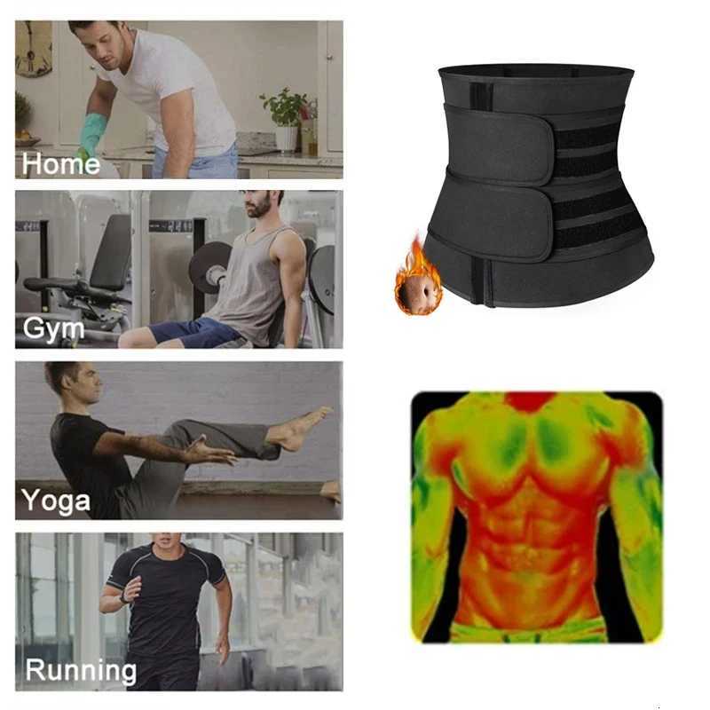 YBFDO Men Sauna Sweat Waist Shapewear Cinchers Slimming Belly Girdle Abdominal Shaper Belt Tummy Control Trimmer Corset W250910