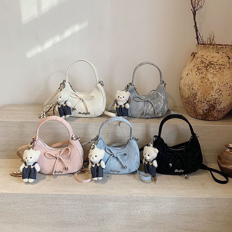 Bag Designer Bag For Women Bowknot Stylish Crossbody Bag Fashion New Versatile Free Shipping High End Shoulder Niche Luxury Bag Underarm Commuter Bag