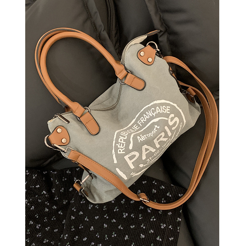 Casual women's handbag 2025 designer's new fashionable letter handbag large capacity crossbody bag