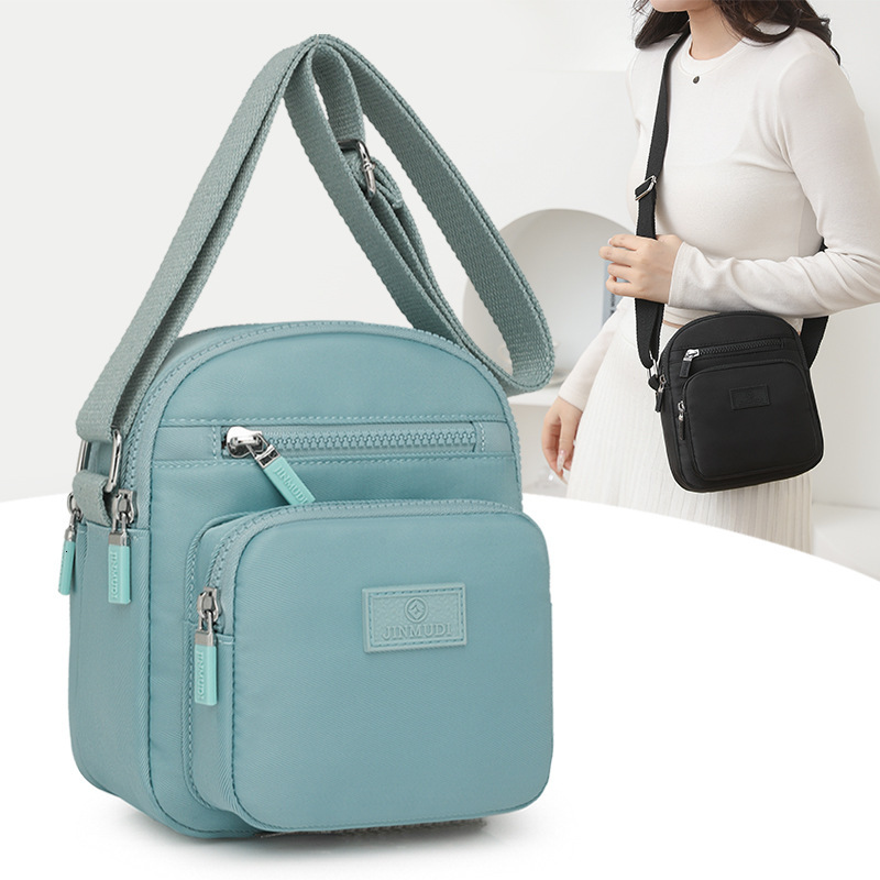 2025 New Fashion Women's Multi-compartment Nylon Korean Style Oxford Cloth Crossbody Bag for Women