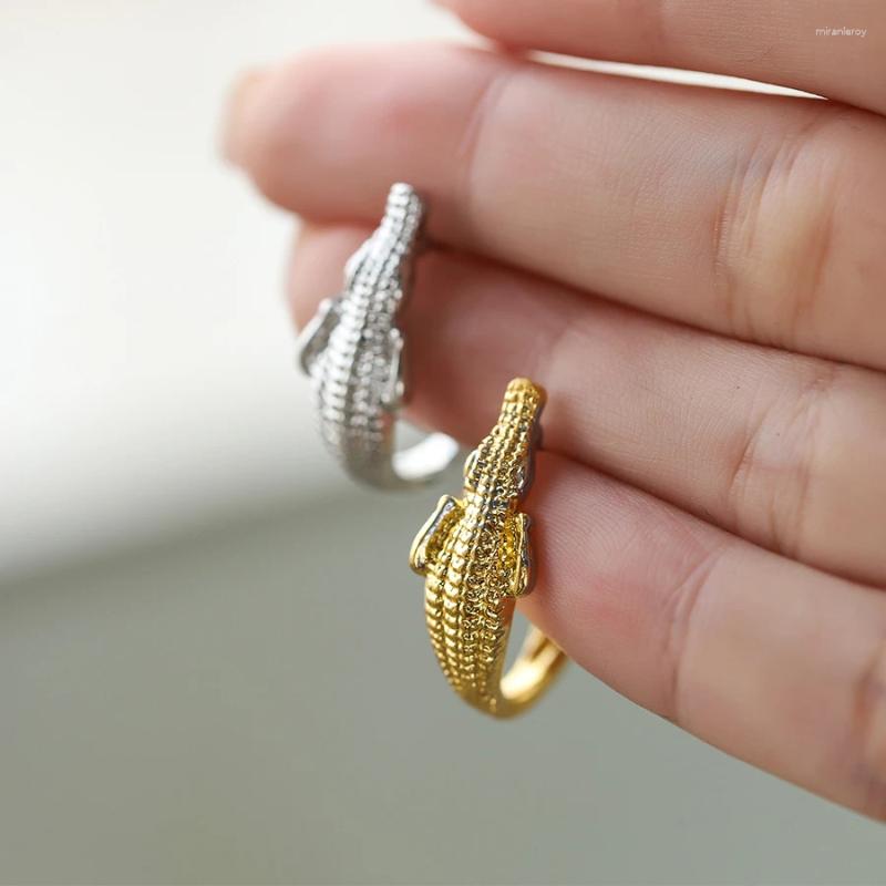 Dangle Earrings Punk Creative Alloy Crocodile Alligator For Women Animal Stud Fashion Ear Jewelry Gift
