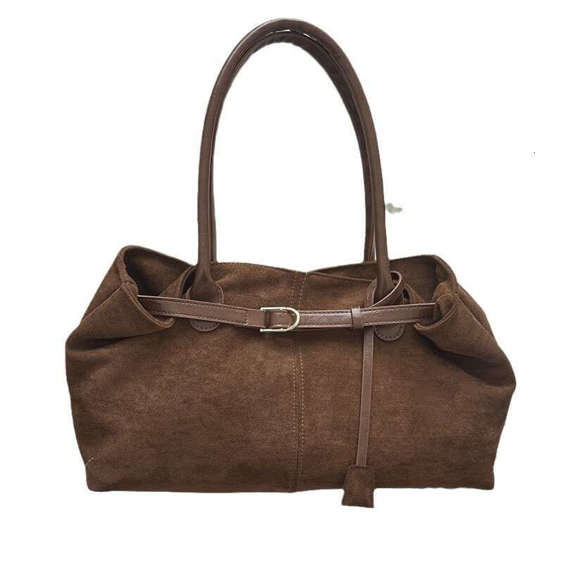 Autumn Suede Velvet Underarm for Women 2025 New Handheld Tote Large Capacity Commuter Shoulder Bag