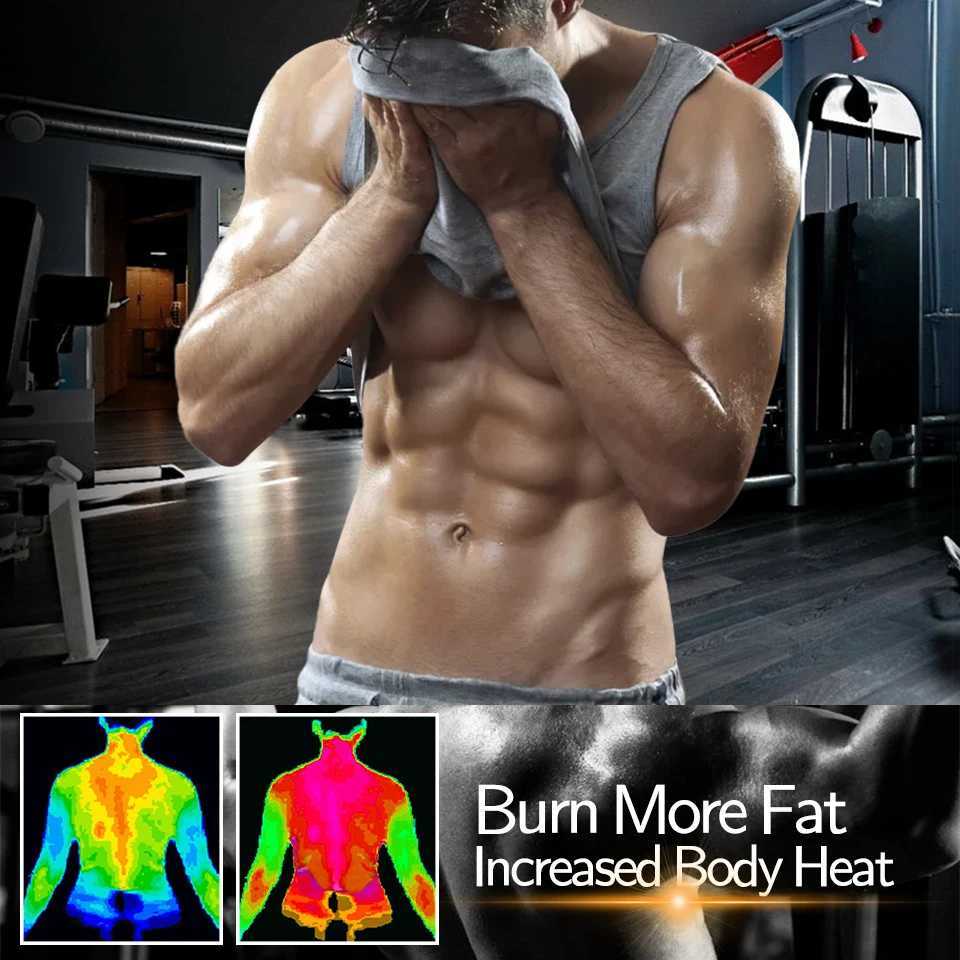 Mens Waist Corset Sweat Trimmer Belt Fitness Cincher for Weight Loss Slimming Body Shaper Workout Fajas Modeling Straps W250910