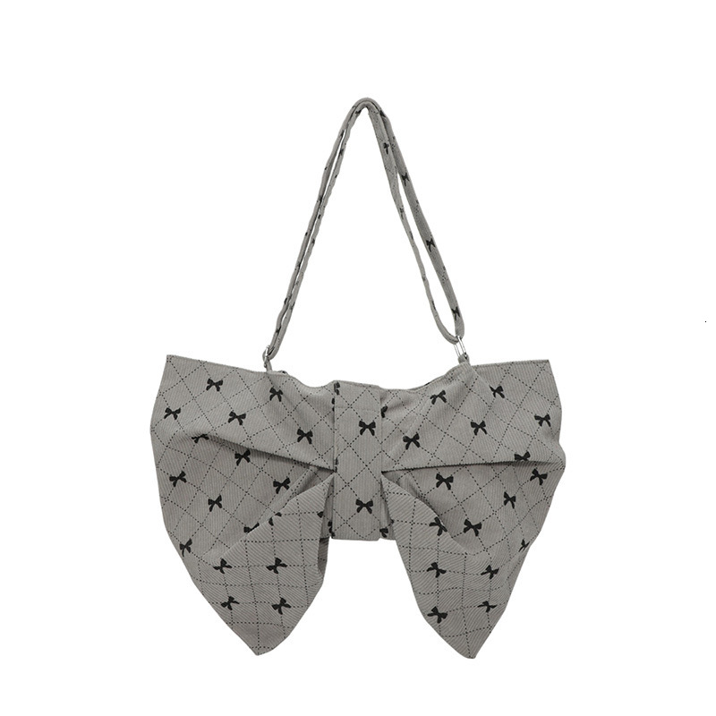 2025 autumn new cute and fresh artistic style niche design versatile trend personality butterfly bow women's shoulder bag designer bag