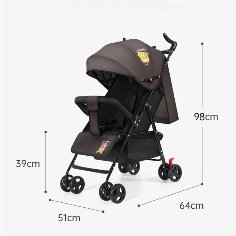 Baby Stroller Is Lightweight Foldable Easy To Sit and Lie Down Shockabsorbing Multifunctional Fourwheeled W250910