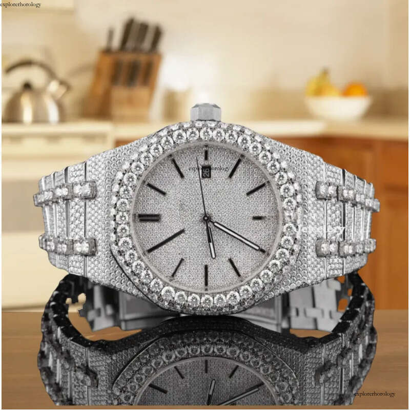 High-precision tactical mechanical vs. top-quality wristwatches: Chilled female designer men's moissanite and quartz watches 30