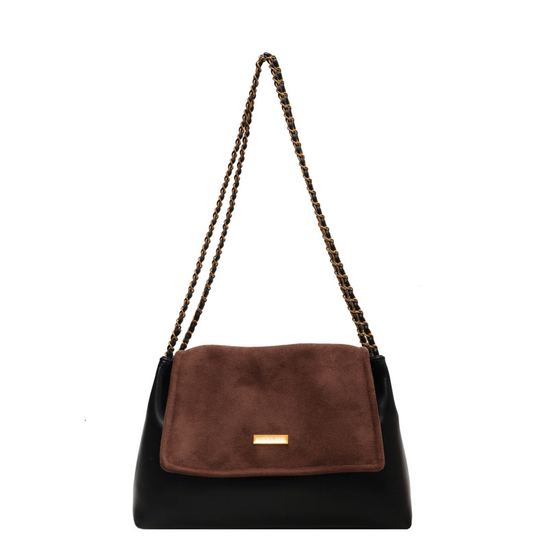 Free shipping designer Vintage Large Capacity Crossbody Bag for Women Fashionable Niche Women Bag Textured Chain Shoulder Bag High-End Tote Bag