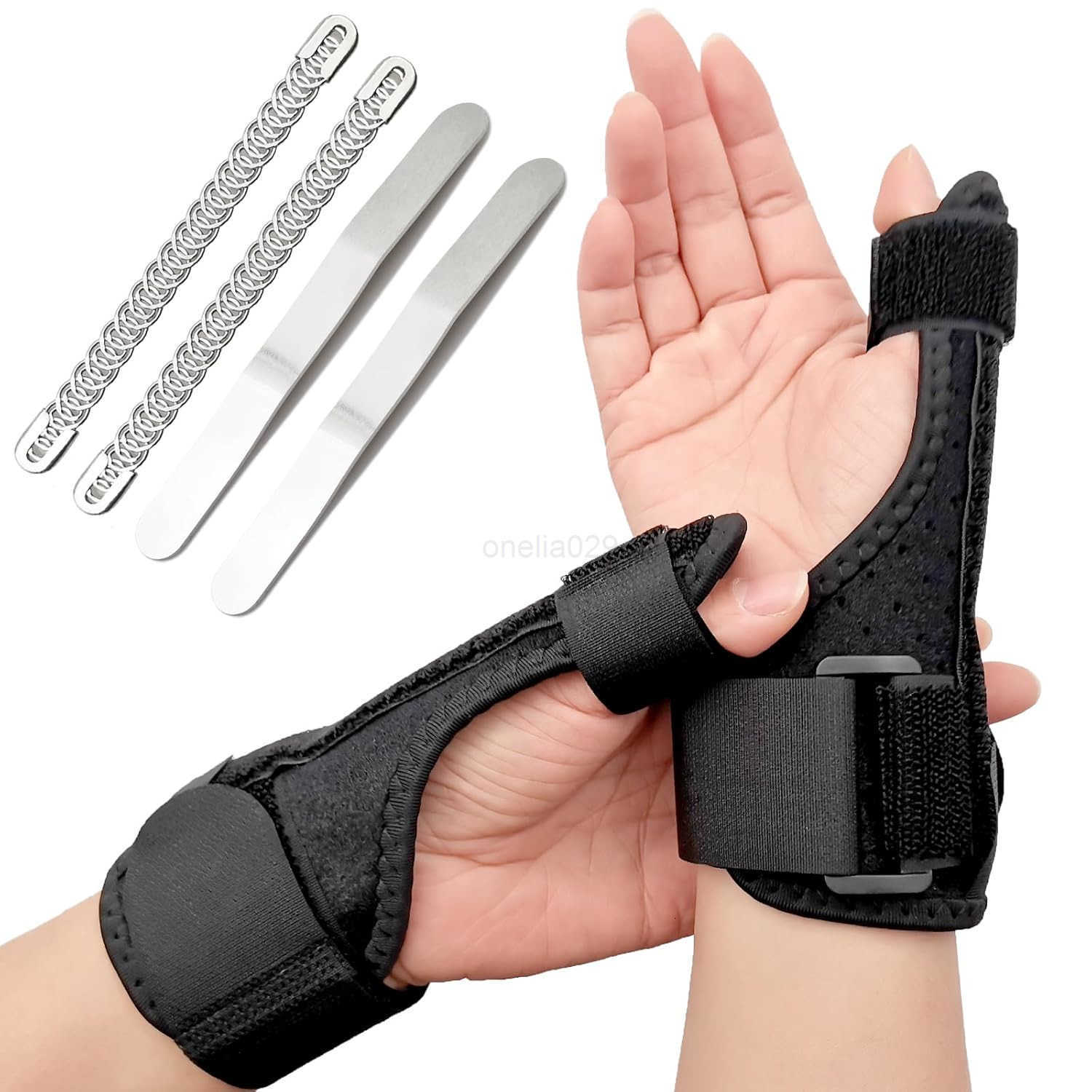 2 Pack Thumb BraceThumb Spica Splint Reversible Thumb Wrist Stabilizer splint Adjustable Breathable Wrist SplintHand Brace for Right and Left Hand Pai