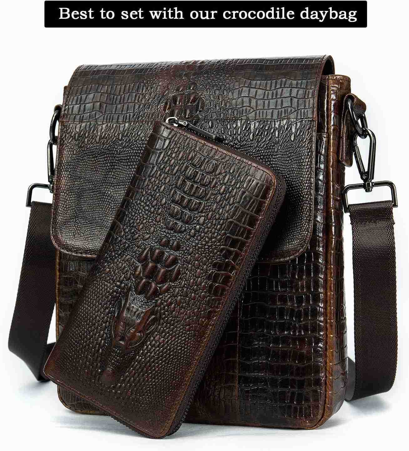 Genuine Leather Cool Long Wallets for Men Personalized Zip Around Wallet Checkbook Cash CARD Holder Wallet CoffeeZ250910