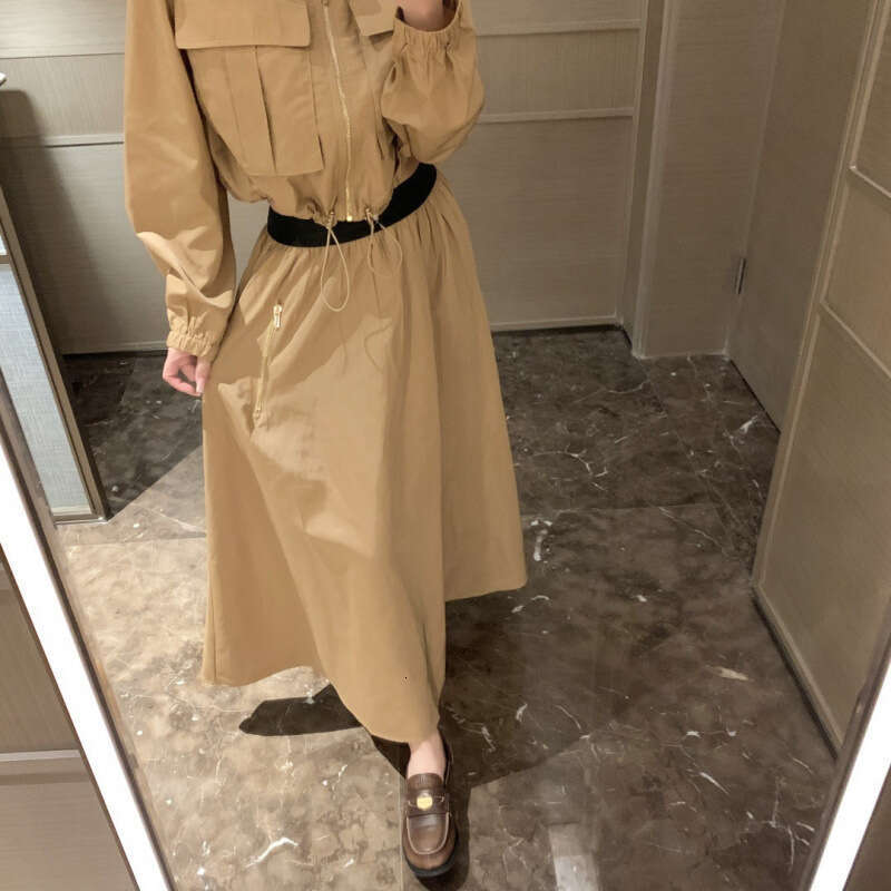 Early Autumn New Niche Design Trendy Brand Jacket Coat + Workwear Half-Length Skirt Set B3