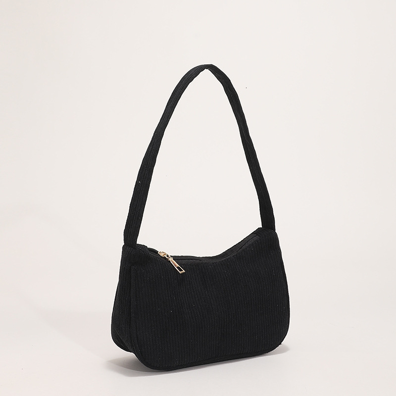 New Corduroy Chain Underarm Bag Luxury Bag For Women Vintage Plush Free Shipping Handbag Simple Designer Bag Trendy Shoulder Bag Wholesale