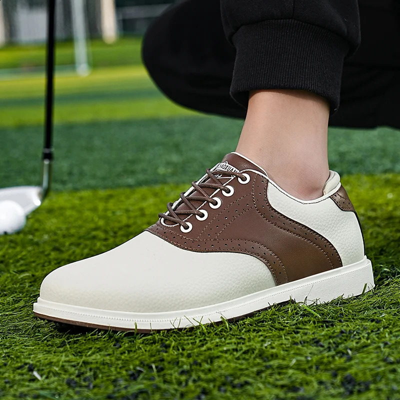 Waterproof Golf Shoes Mens Golf Sports Shoes Outdoor Golf Shoes NonSlip Womens Large Size Walking Sports Shoes Size 3947 250910