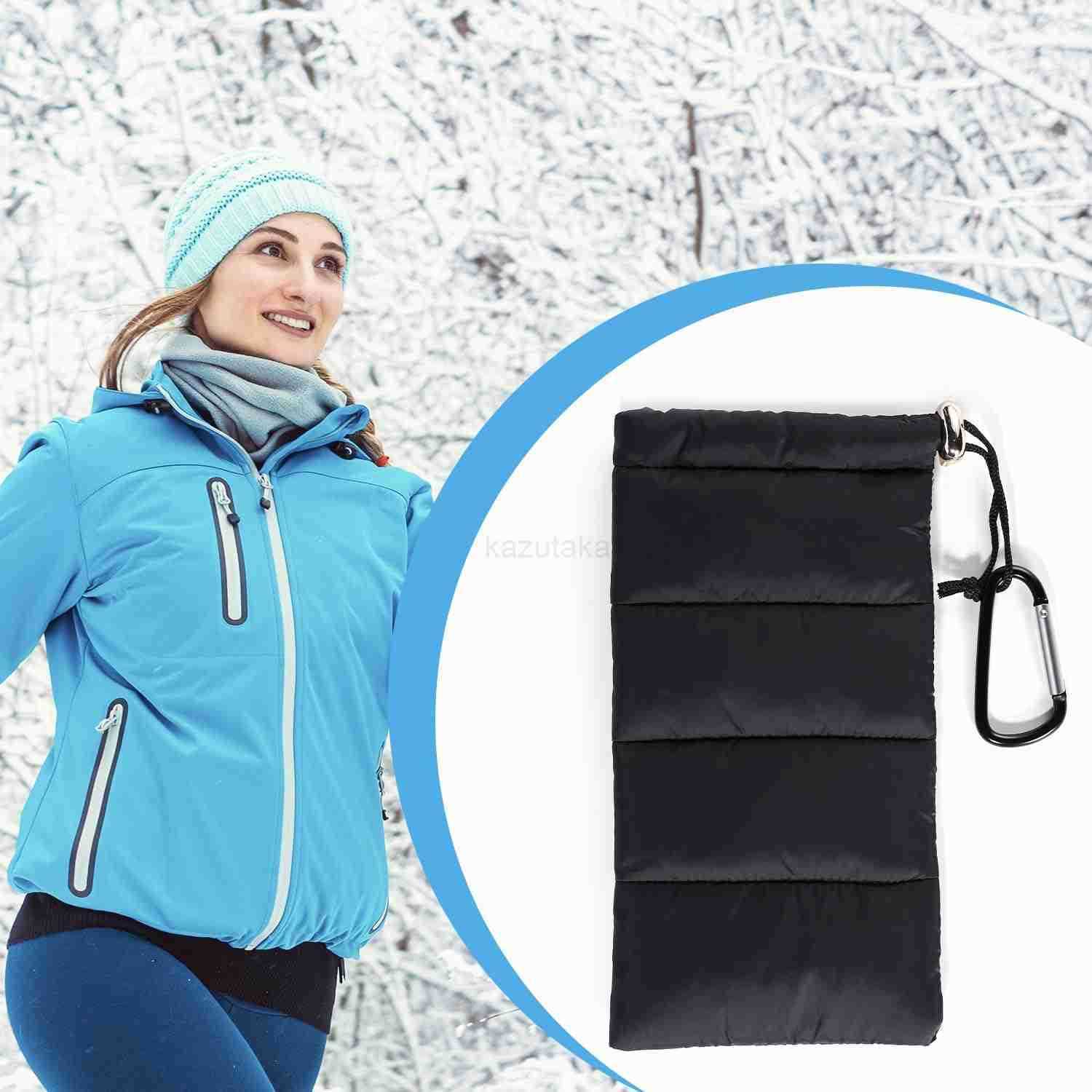 Phone Case Cellphone Pouches Warm Phone Cover Bag SmartPhone Pouch Extends Battery Life to Prevent Freezing Overheating for Cold Outdoor Sports Gray Z