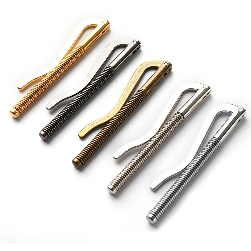 1Pc Metal Bifold Money Clip Bar Wallet Replace Parts Spring Clamp Cash Holder Dollar for Men Women 250909