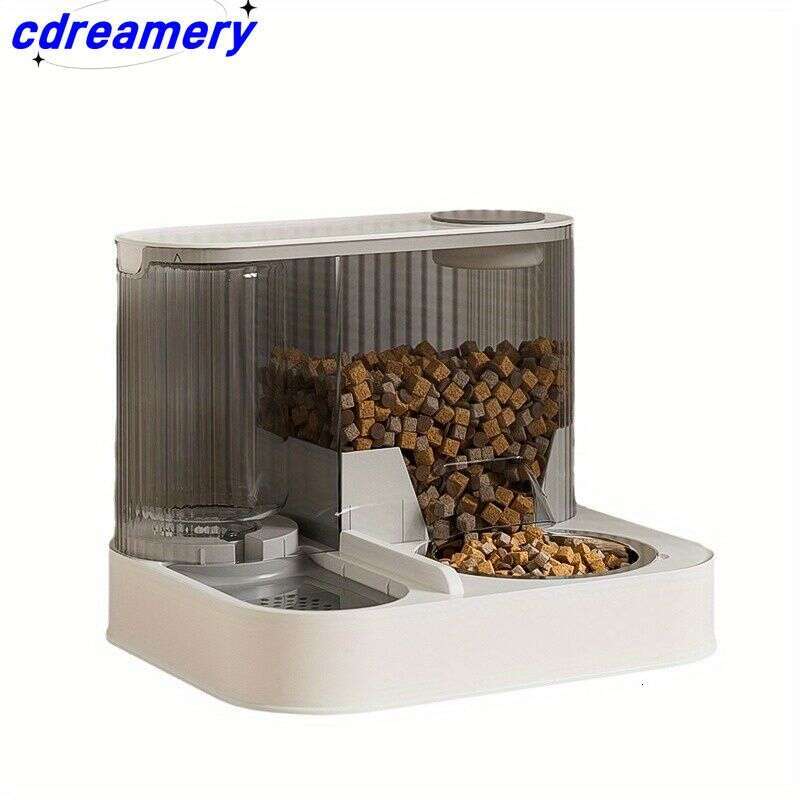 designer brand Kitten Automatic Feeder And Food Integrated Cat Bowl Water Dispenser in Pet Feeding Basin
