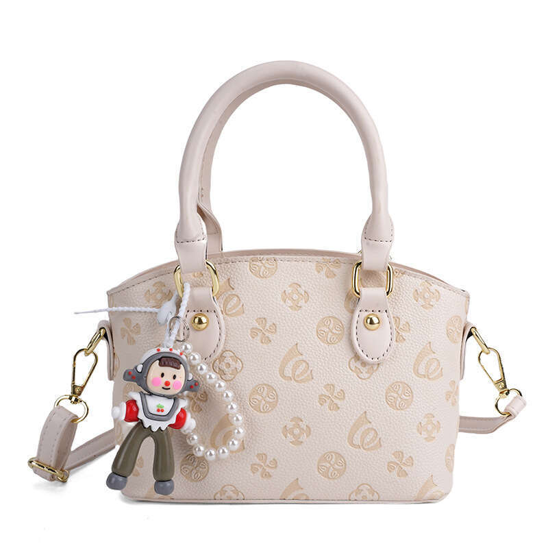2025 New Women's Handbag Printed High-Quality Texture Tote Commuting Versatile Korean Style Single Shoulder Crossbody Bag