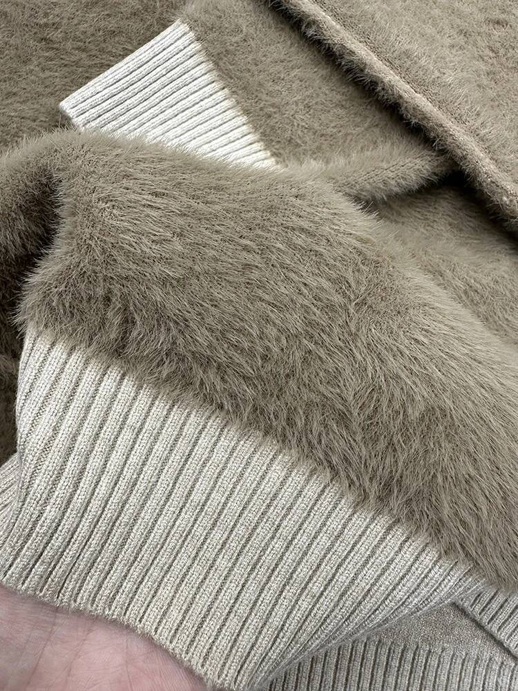 Thicken Veet Turtleneck Sweater Women Korean Fashion Lined Warm Sueter Knitted Pullover Slim Top Winter Jersey Knitwear Jumper dongdumaoyi